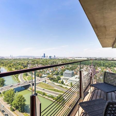 Design Apartment With Amazing View Over Wien Ngoại thất bức ảnh