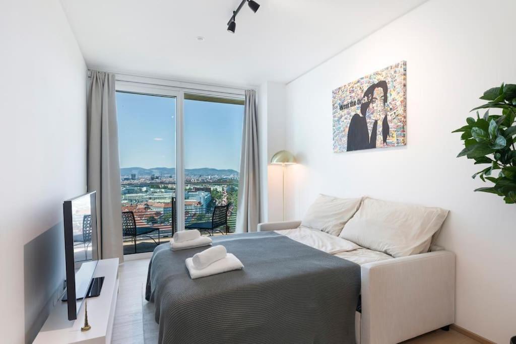 Design Apartment With Amazing View Over Wien Ngoại thất bức ảnh
