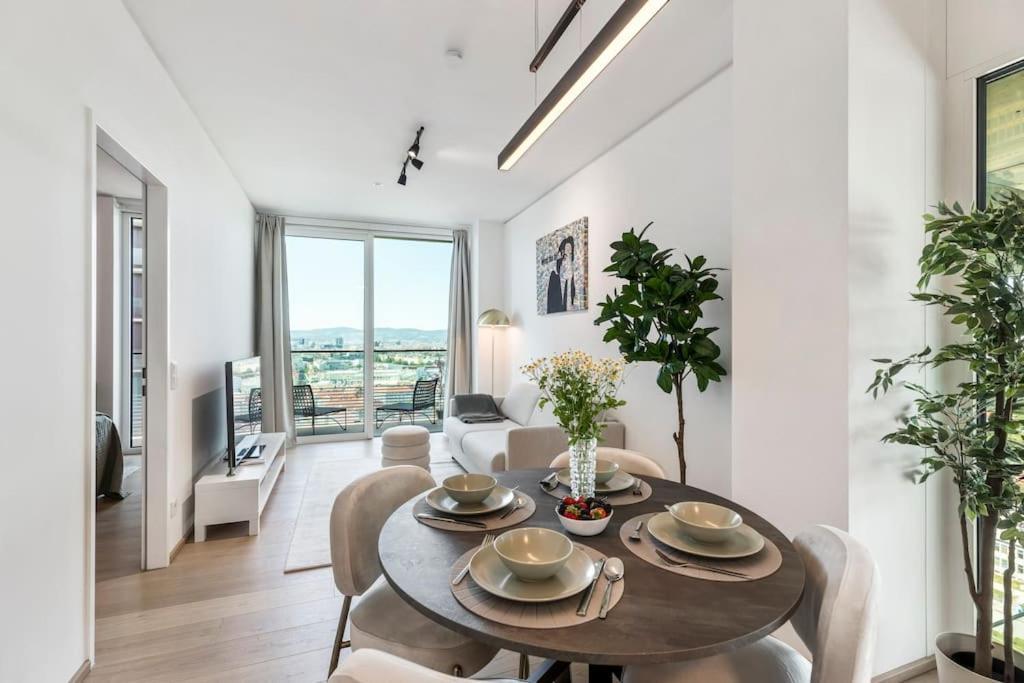 Design Apartment With Amazing View Over Wien Ngoại thất bức ảnh