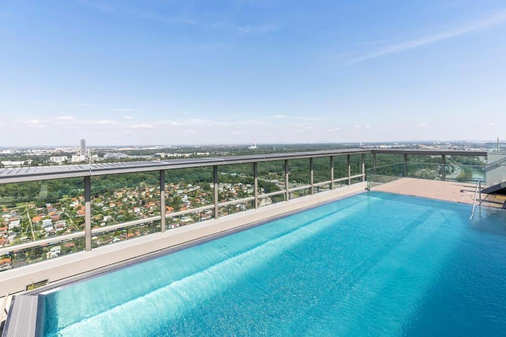 Design Apartment With Amazing View Over Wien Ngoại thất bức ảnh