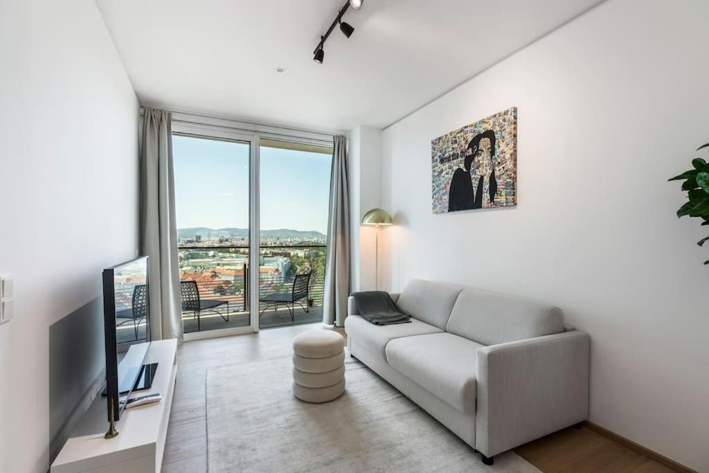 Design Apartment With Amazing View Over Wien Ngoại thất bức ảnh
